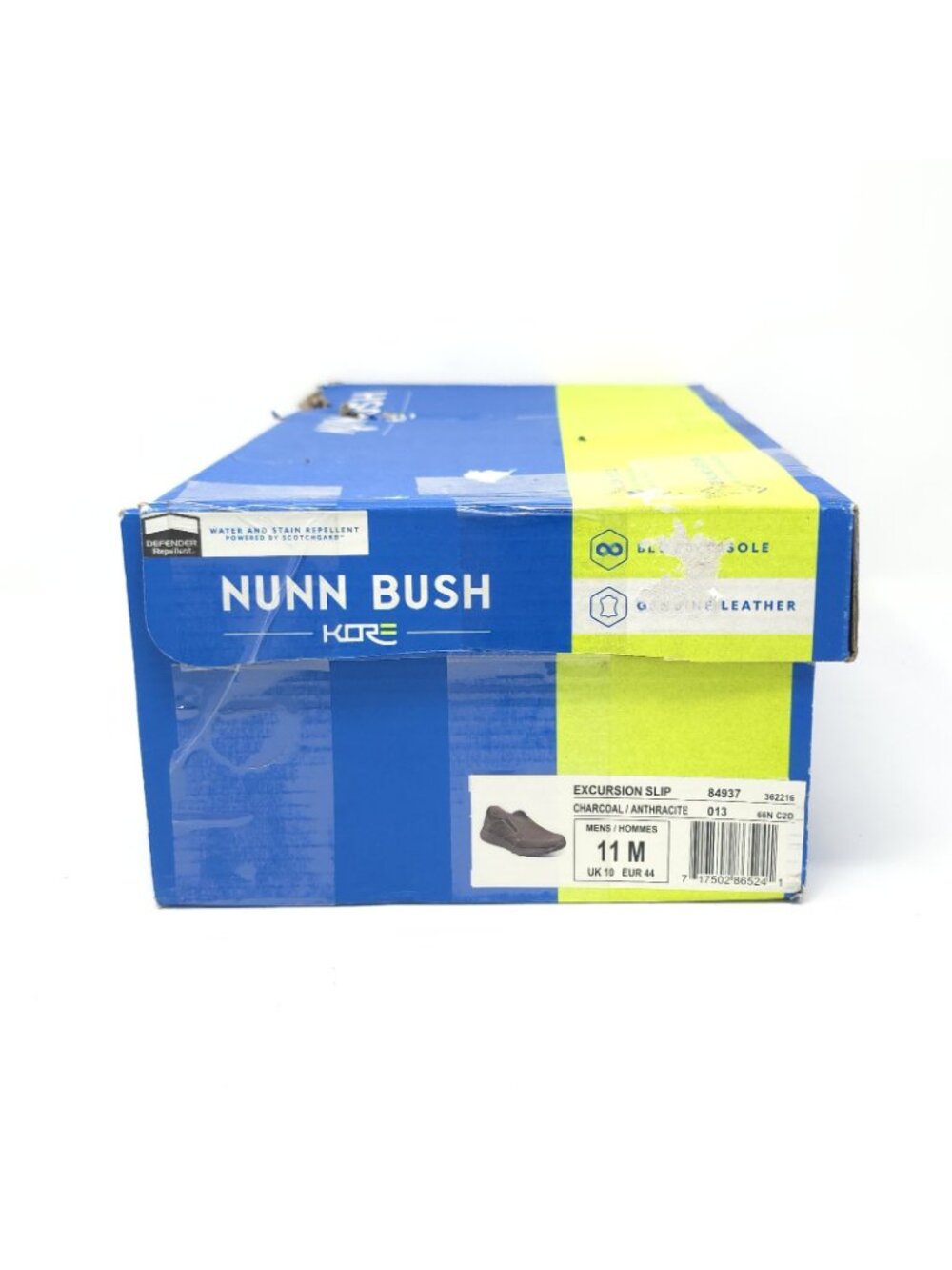 New Nunn Bush Excursion Charcoal Waterproof Moc Toe Slip-On Men’s 11M - Picture 7 of 8